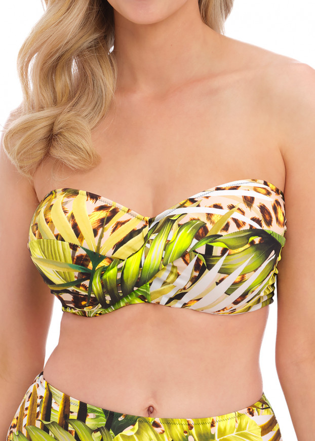 Fantasie Swim Kabini Oasis bikiniöverdel bandeau D-I kupa multi