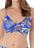 Fantasie Swim Burano bikiniöverdel bralette D-K kupa mönstrad