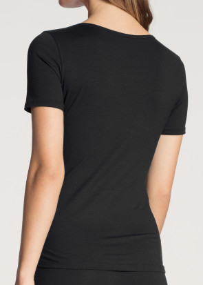 Calida Natural Comfort Black t-shirt XXS-L