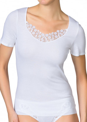 Calida Feminin Sense short-sleeve top XS-XL vit