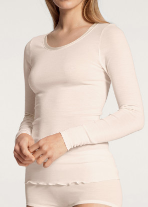 Calida True Confidence Light Ivory long-sleeve top XS-L