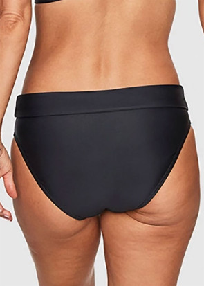 Abecita Capri Svart bikiniunderdel med vikbar kant 36-50