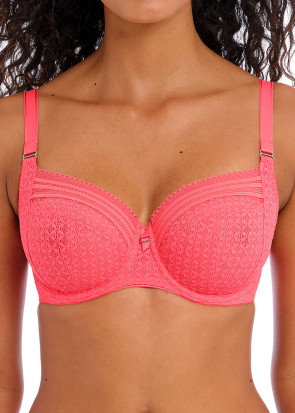 Freya Viva Lace Sunkissed Coral fullkupa bh med sidsupport D-O-kupa
