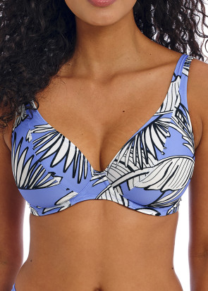 Freya Swim Mali Beach Cornflower bikiniöverdel high apex D-M kupa