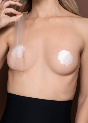 Breast Tape Roll + 3 Satin Nipple Covers beige