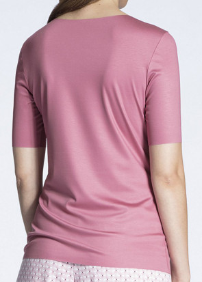 Calida Natural Luxe short sleeve shirt XXS-L rosa