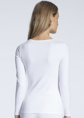 Calida Natural Comfort long sleeve shirt XXS-L vit