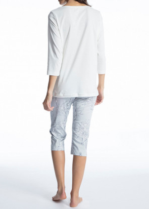 Calida Cosy Cotton Style 3/4 pyjamas XS-XL vit