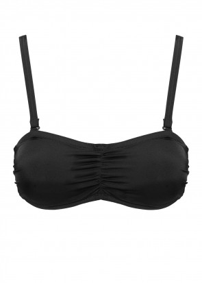Damella bikiniöverdel bandeau 36-48 svart