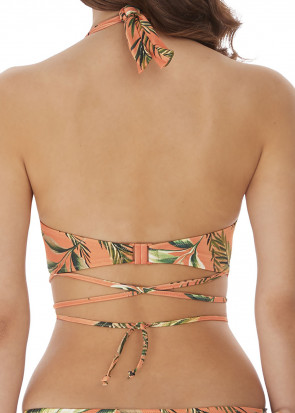 Freya Swim Birds In Paradise bikiniöverdel halterneck C-K-kupa mönstrad