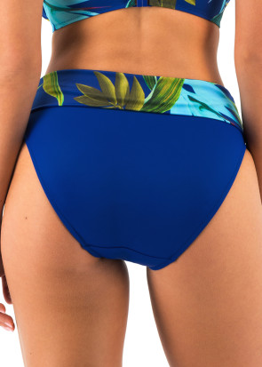 Fantasie Swim Pichola Tropical Blue bikiniunderdel med vikbar kant S-XXL